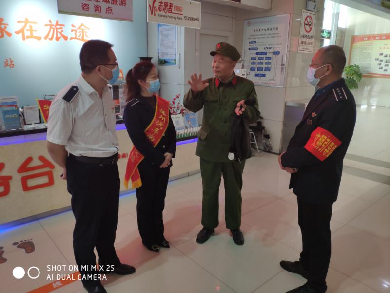 徐州汽車南站黨支部邀請抗美援越老兵講黨史